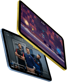 Demonstration von Apple TV+ und dem SharePlay Gaming-Erlebnis auf dem iPad