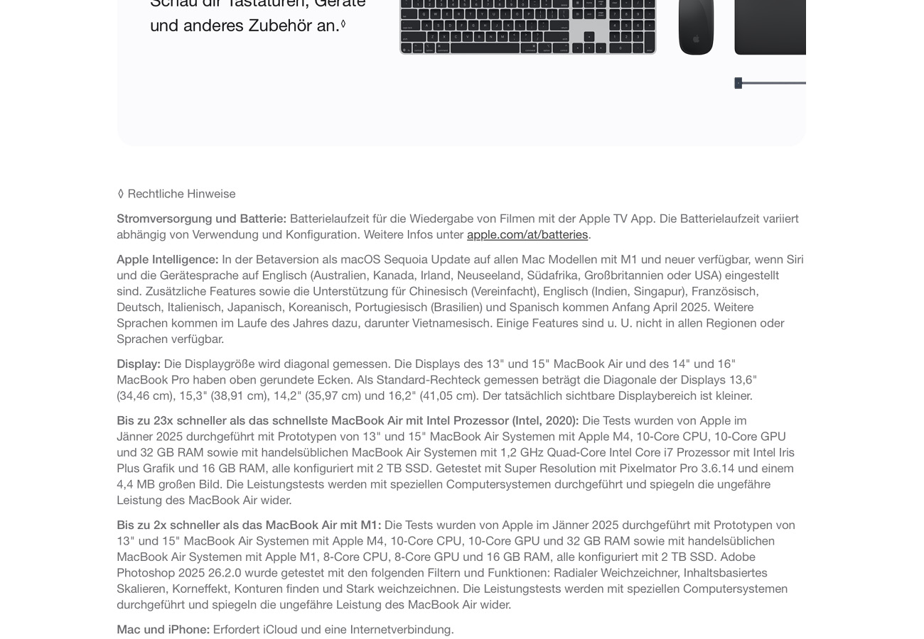 Apple MacBook Air M4