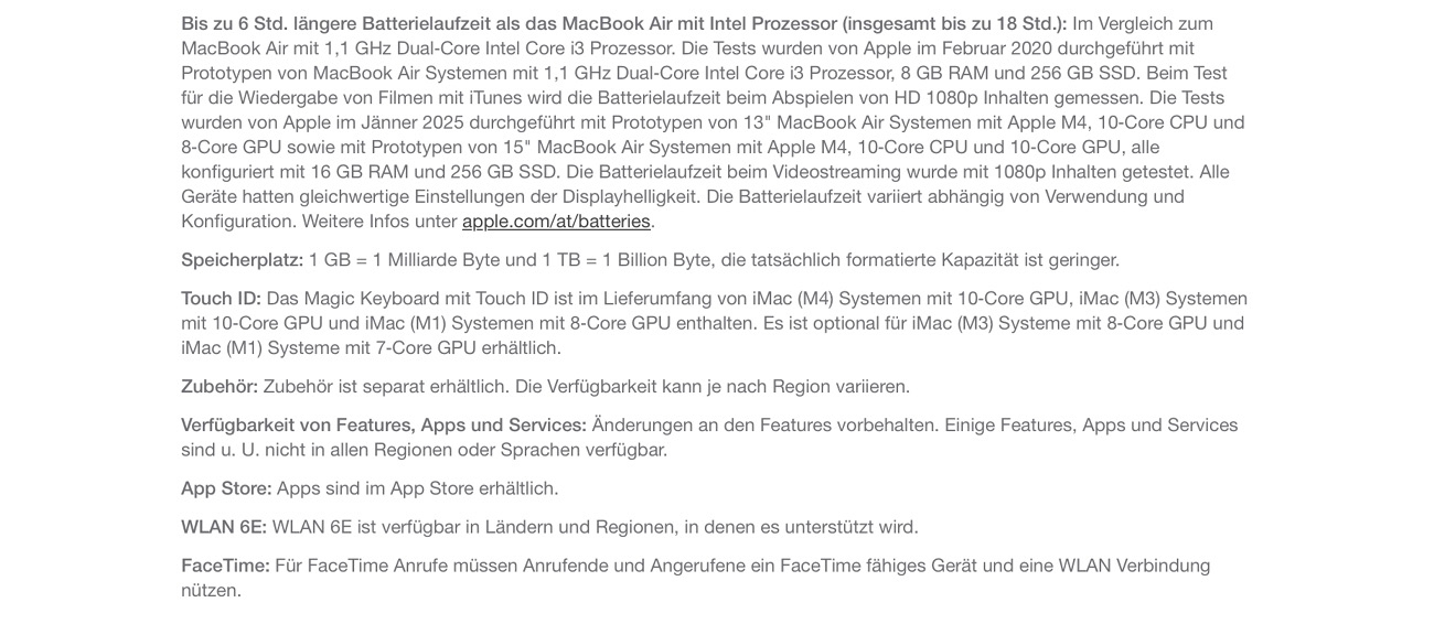 Apple MacBook Air M4