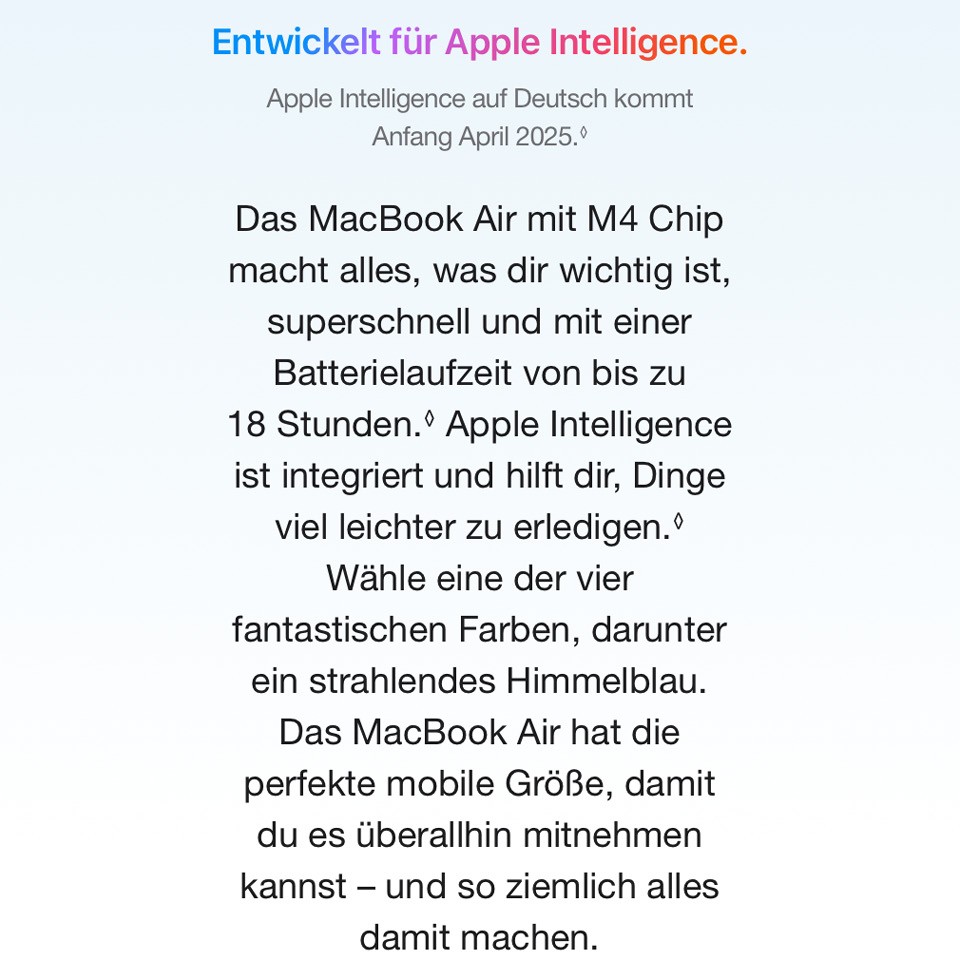 Apple MacBook Air M4