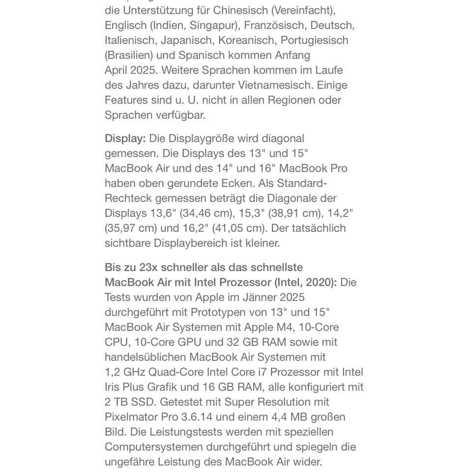 Apple MacBook Air M4