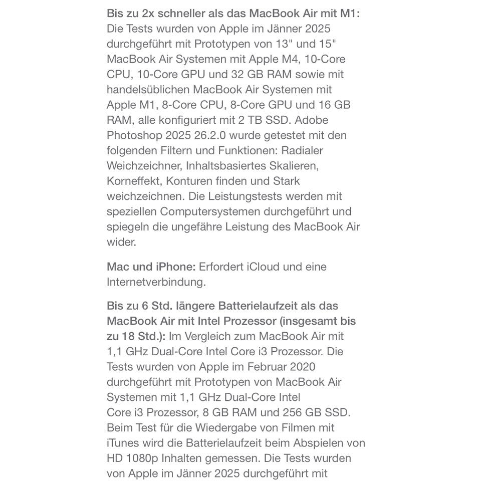 Apple MacBook Air M4