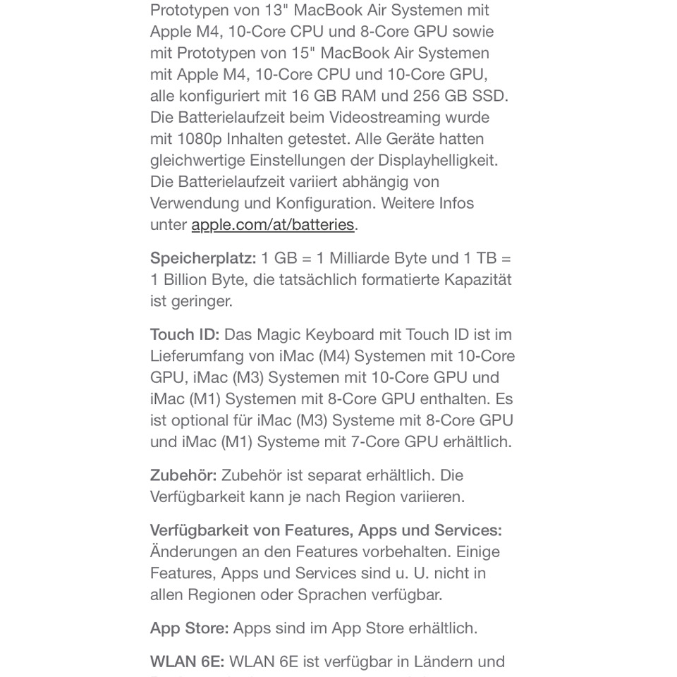 Apple MacBook Air M4