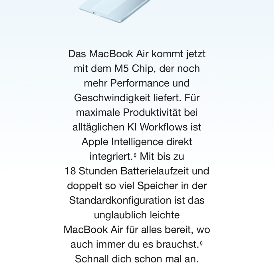 Apple MacBook Air M5