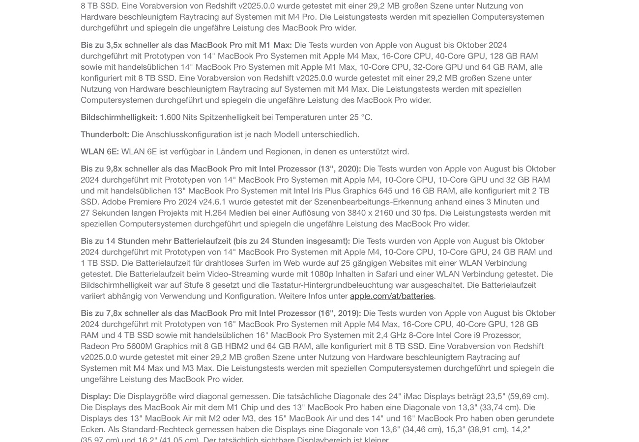 Apple MacBook Pro M4