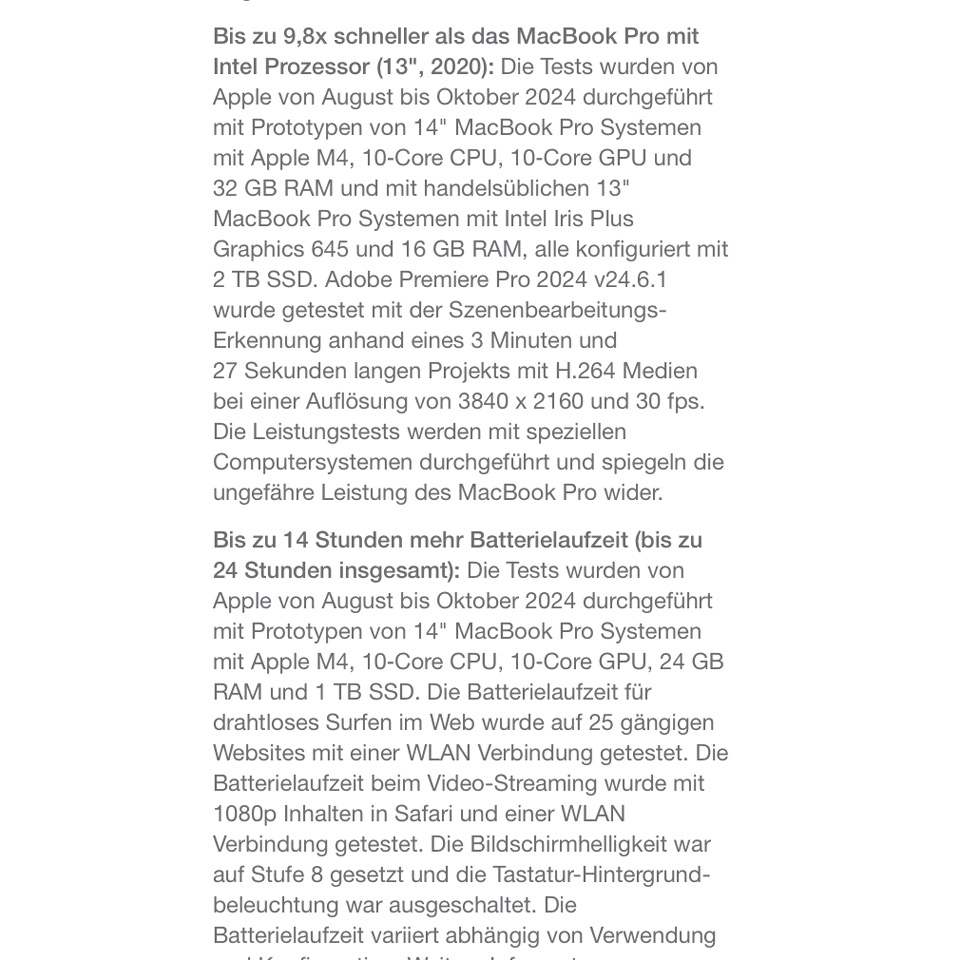 Apple MacBook Pro M4