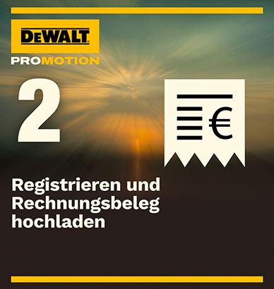 Registrieren und Rechnungsbeleg hochladen