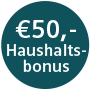 Jetzt Sofortrabatt von €50,- Haushaltsbonus sichern!