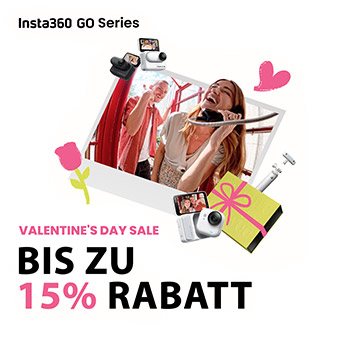 Insta360 Valentinstags Sale