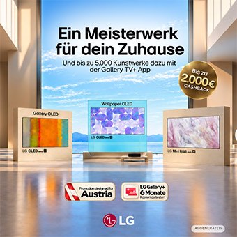 Bis zu 2000 Euro LG Cashback - Ein Meisterwerk für dein Zuhause