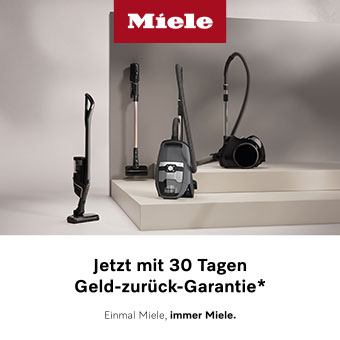 Miele Staubsauger - Jetzt mit 30 Tagen Geld-zurück-Garantie