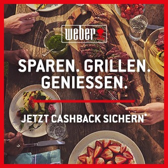 Weber Produkte kaufen und Cashback sichern