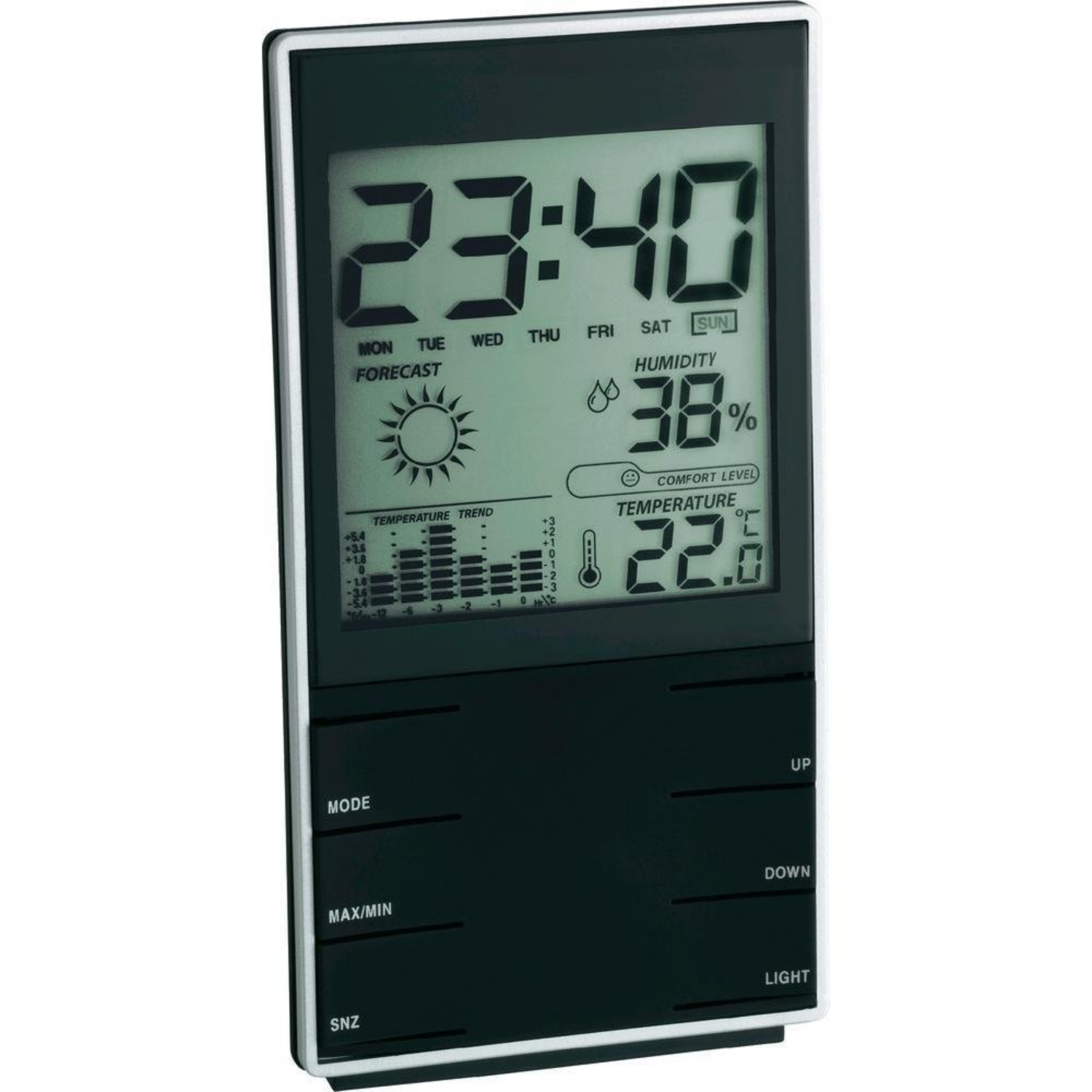 TFA Elektronische Wetterstation schwarz VIVANCO 30013