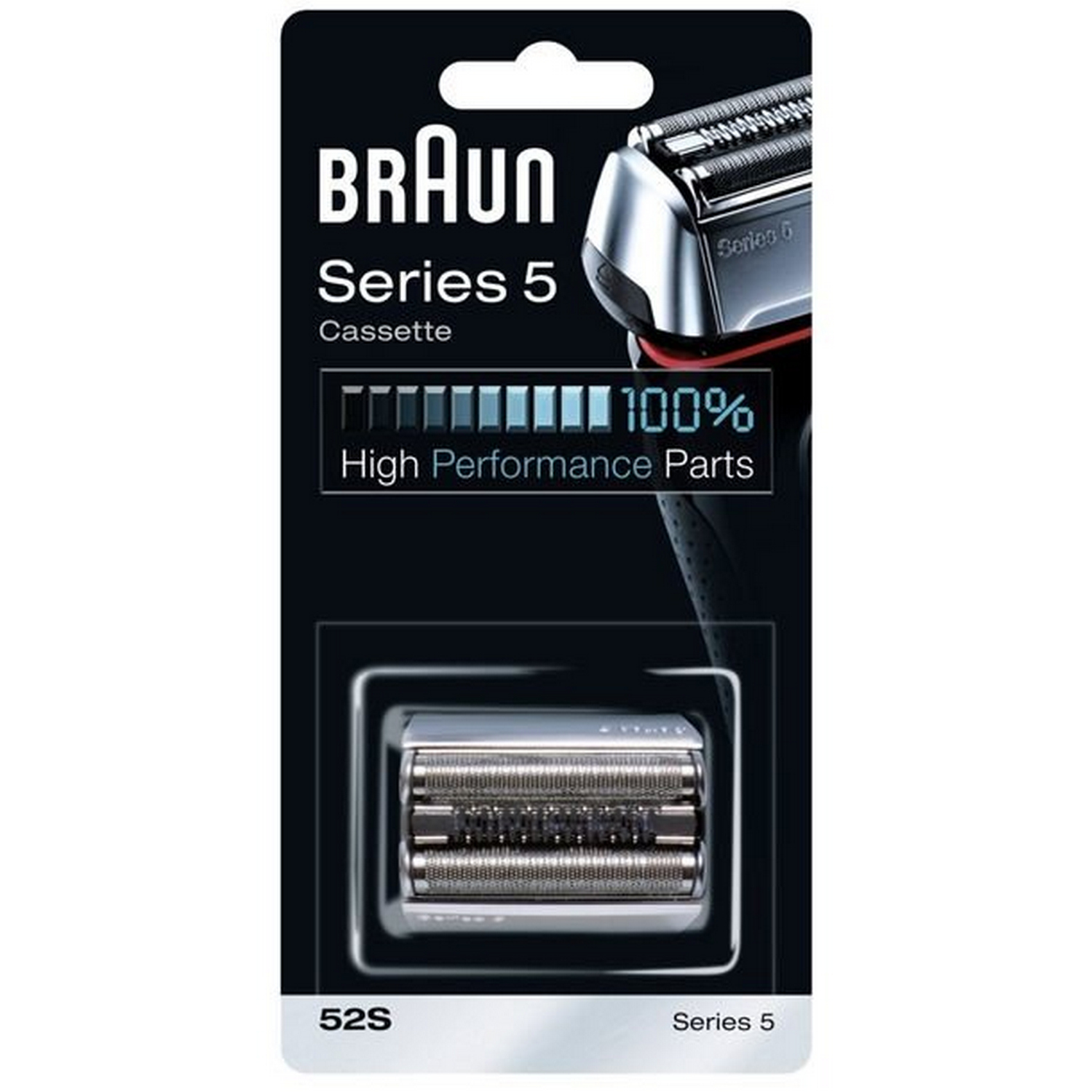 Braun Kombipack 52s silber