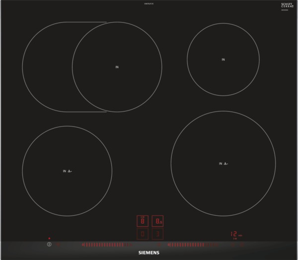 Siemens EH675LFC1E Induktions-Kochfeld 60cm Facetten-Design