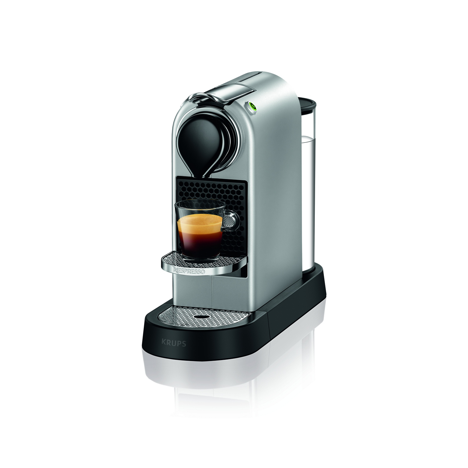 Krups XN 741B Nespresso Kapsel-Automat CitiZ Silber