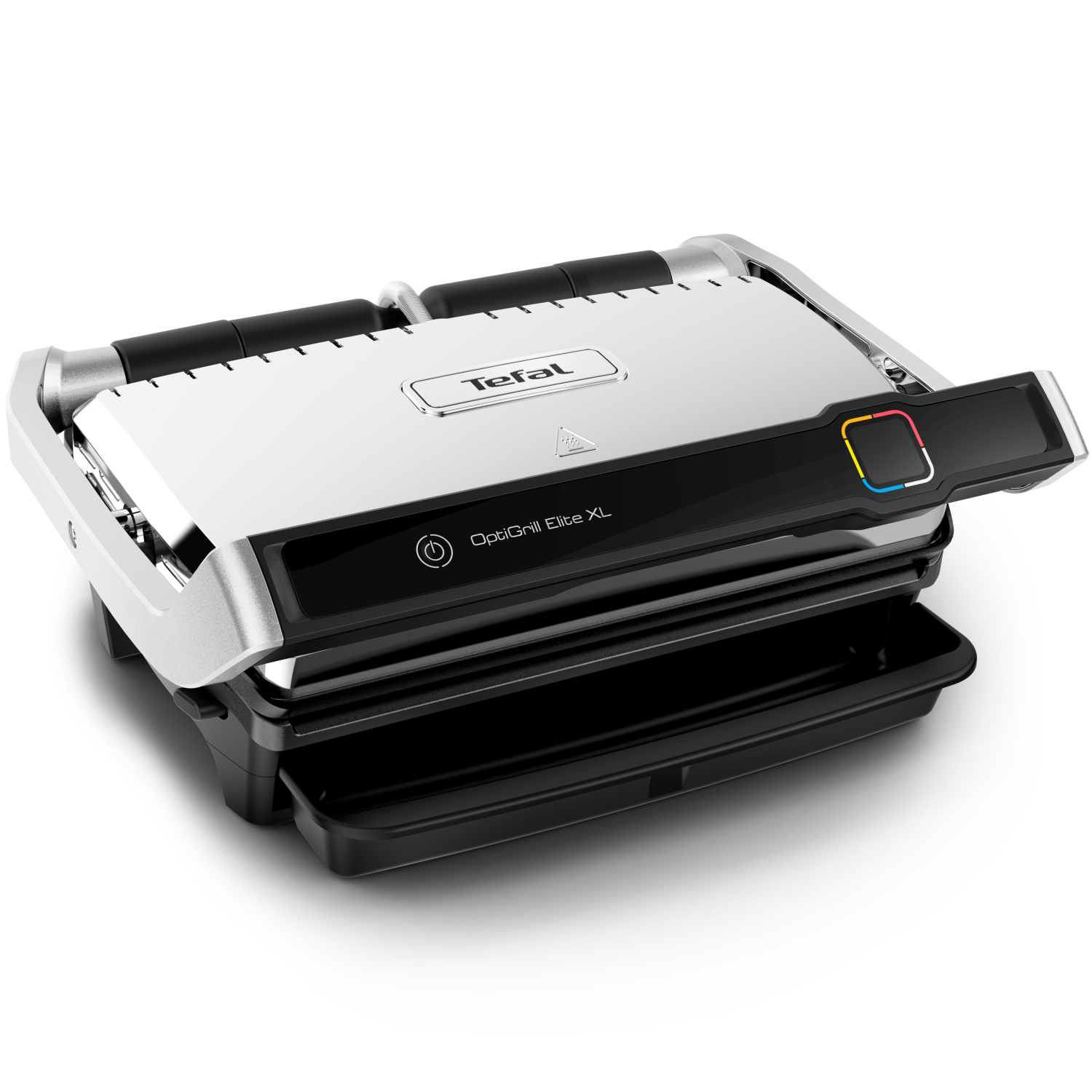 Tefal GC760D Optigrill Elite XL Kontaktgrill, Edelstahl/Schwarz