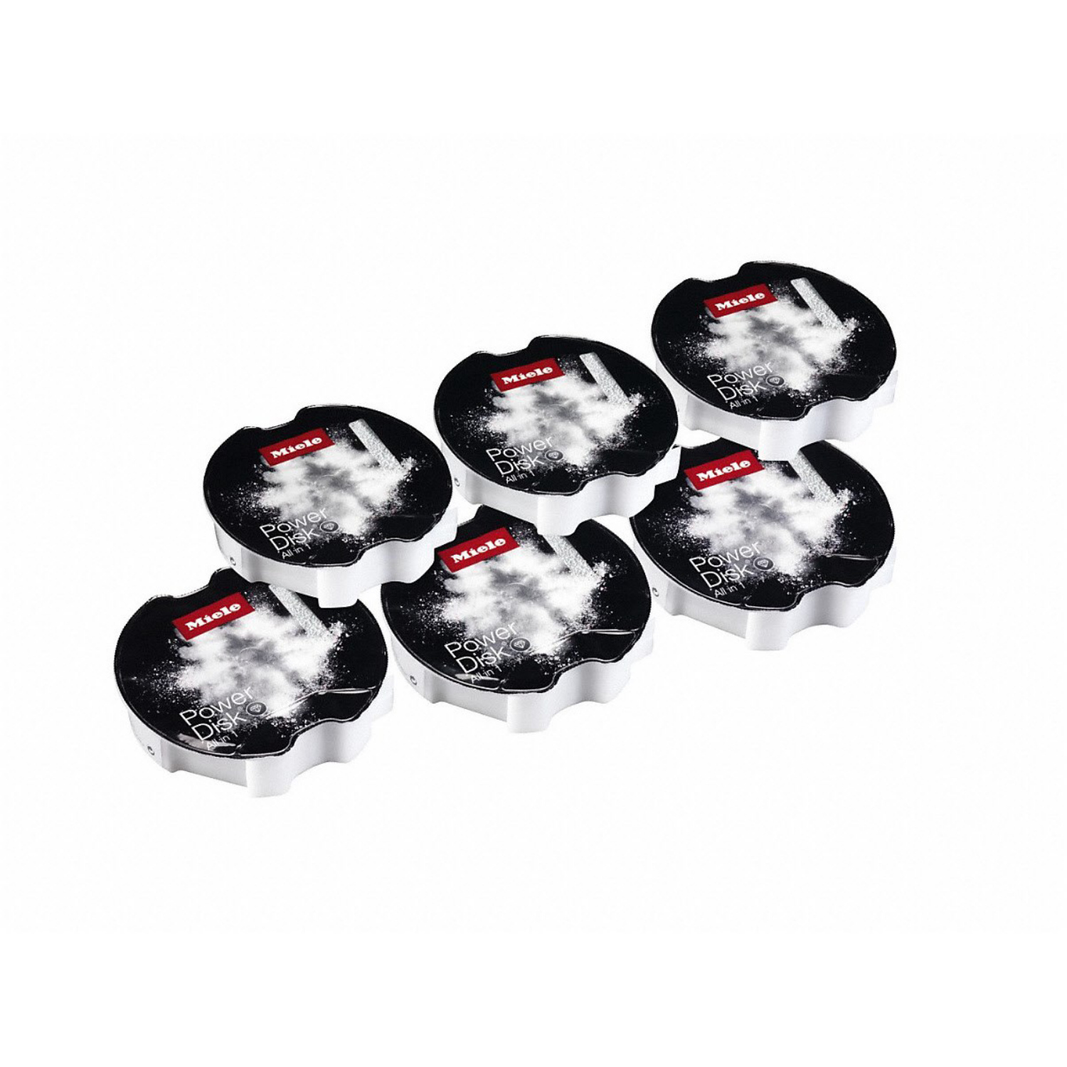 Miele GS SETD6 PowerDisk All in 1 Vorratsset 6Stk. für Geschirrspüler