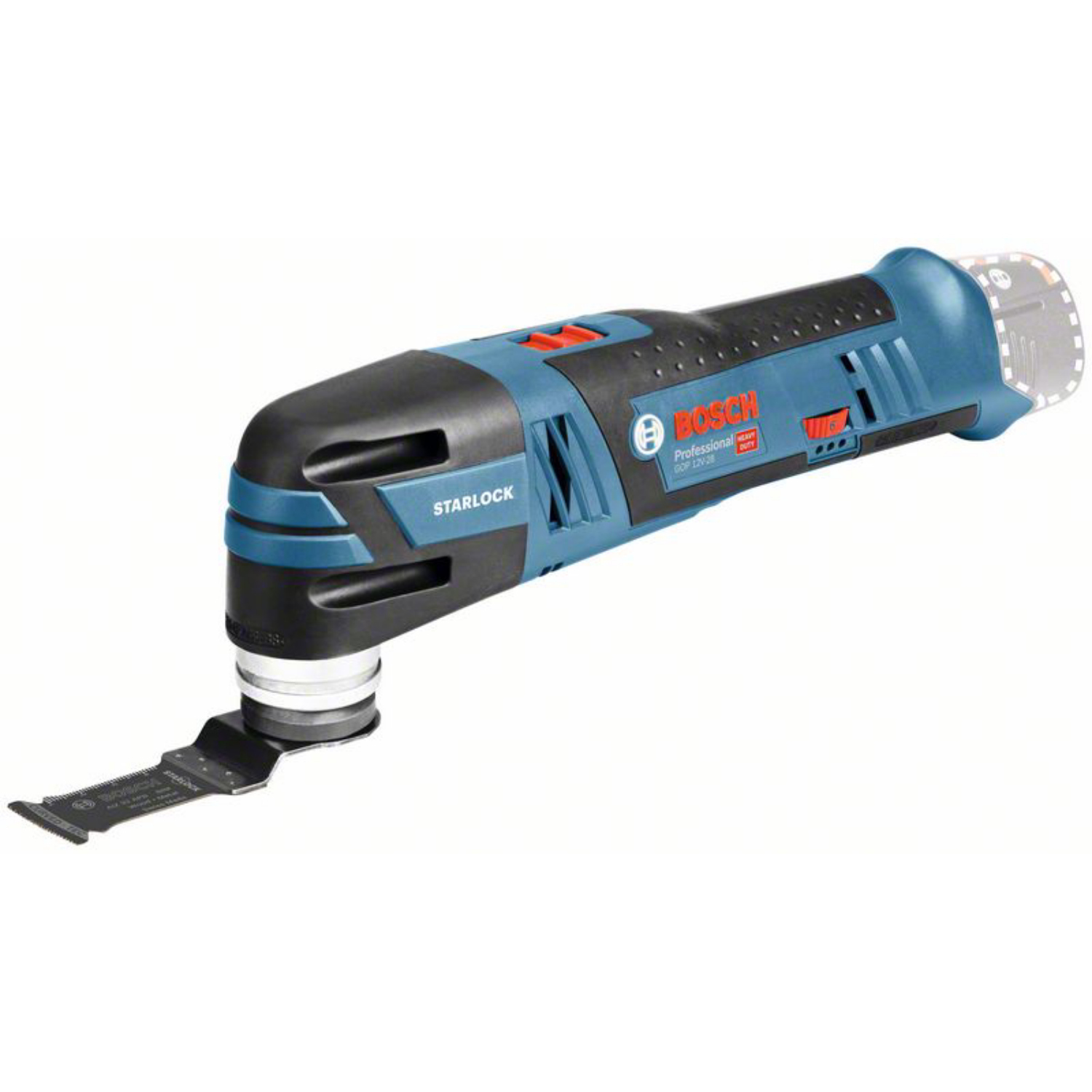 Bosch Professional GOP 12V-28 Akku-Multifunktionswerkzeug solo CLC