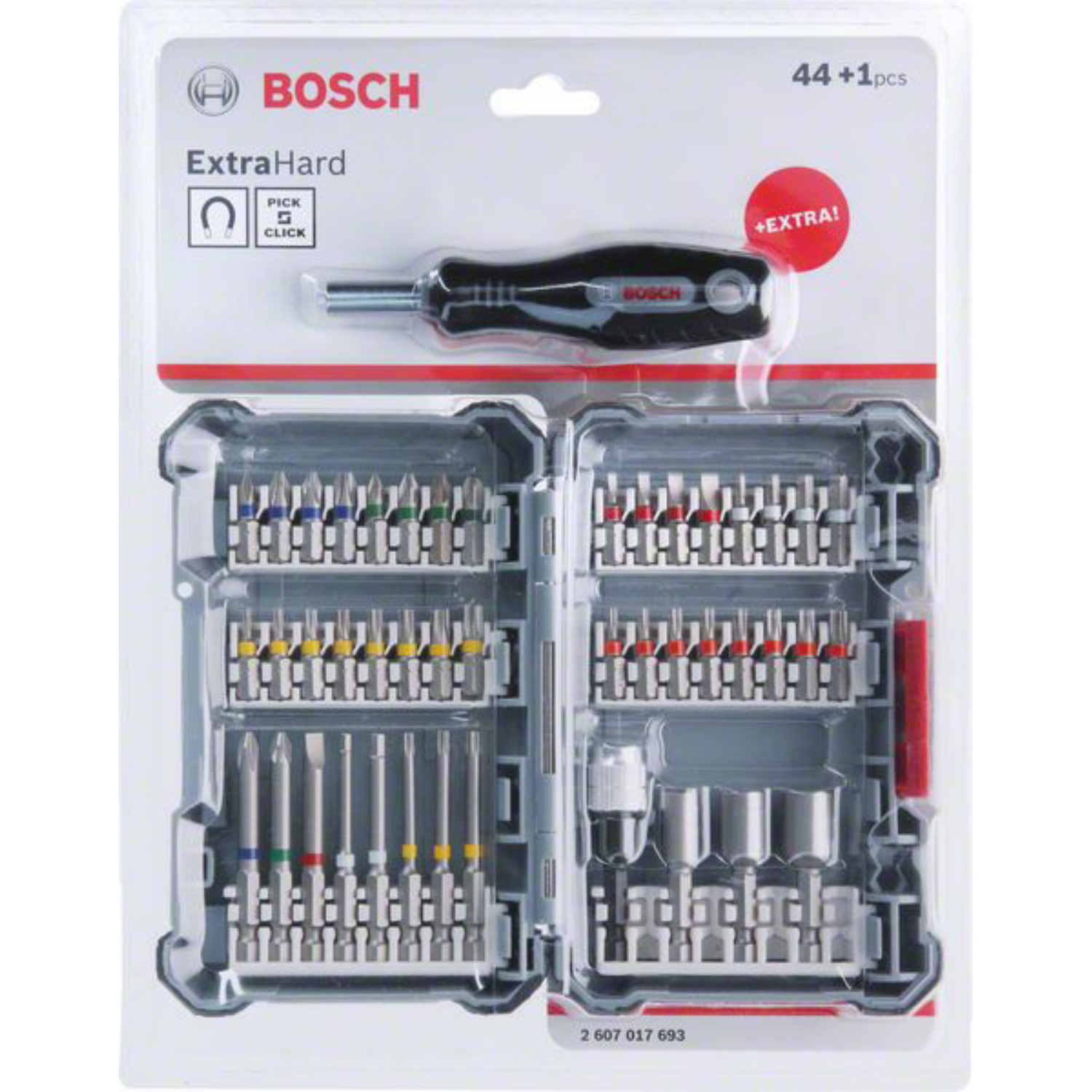 Bosch Professional 45tlg. Pick & Click Set Display Version, 45 teilig