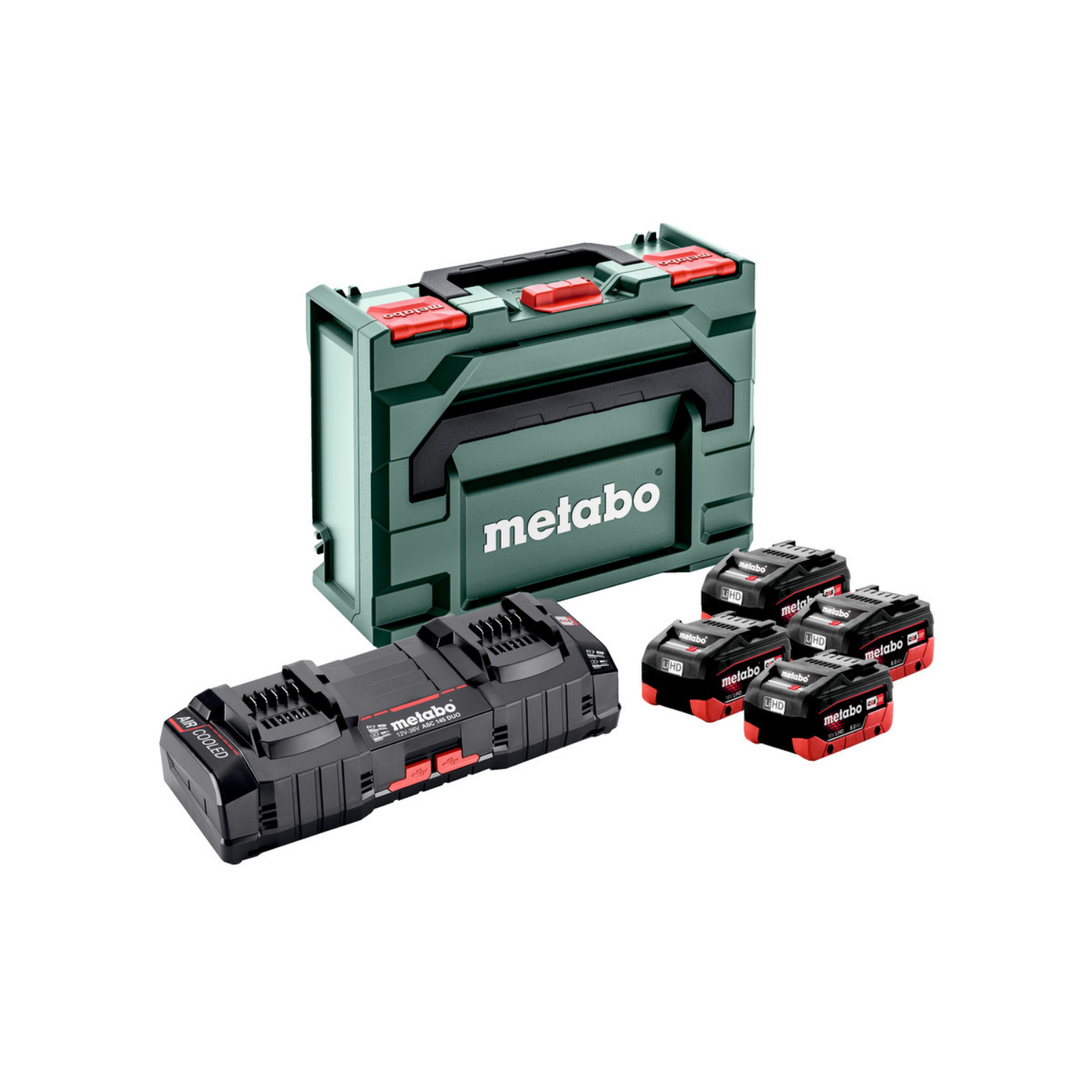 Metabo Basic-Set 3 x LiHD 4.0 Ah akkumulátor és töltő szett 18 V | 4 Ah Szerszám Webshop
