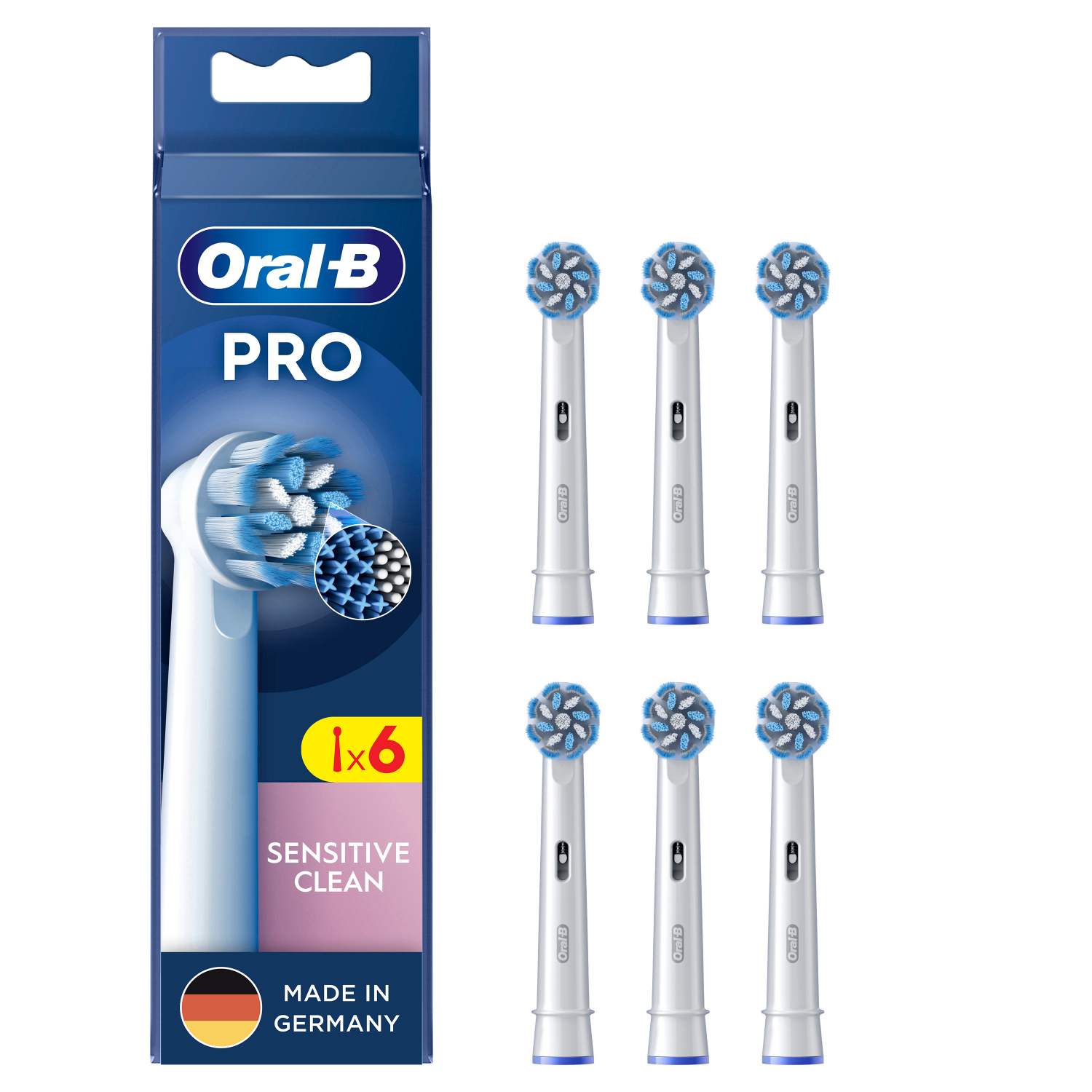 Oral-B Aufsteckbürsten 6er Sensitive Clean