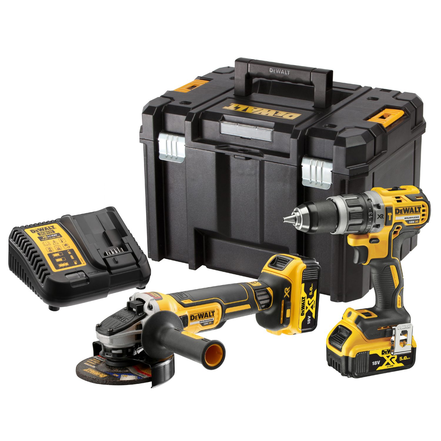 DeWalt DCK2080P2T-QW Akku-Kombopack (2-teilig), 18 Volt