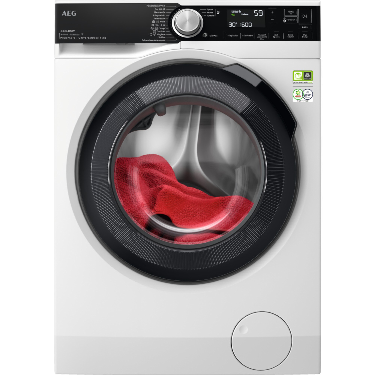 AEG Exclusiv LR8E80699 Seroie 8000 Waschmaschine 9kg