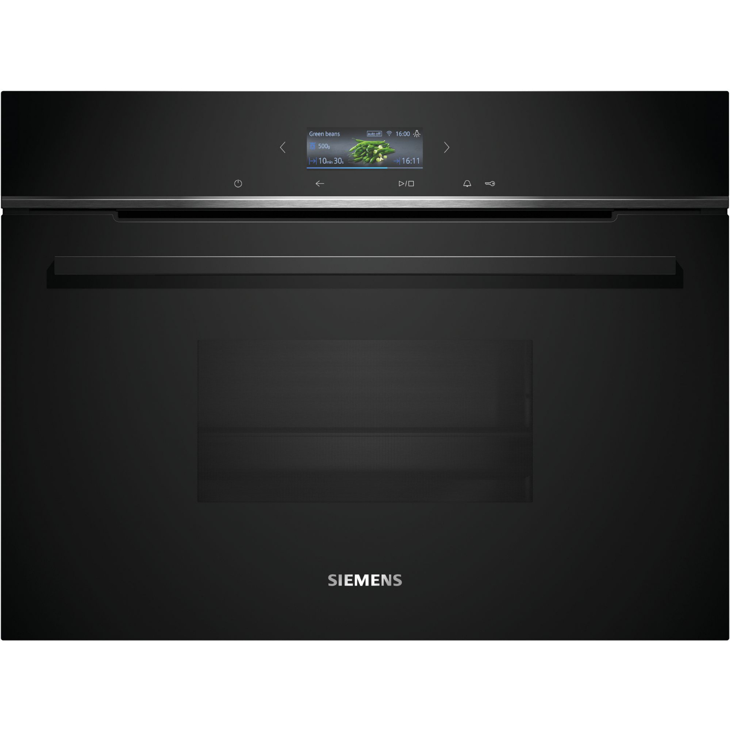 Siemens CD714GXB1 iQ700 Kompaktdampfgarer,Schwarz, Edelstahl