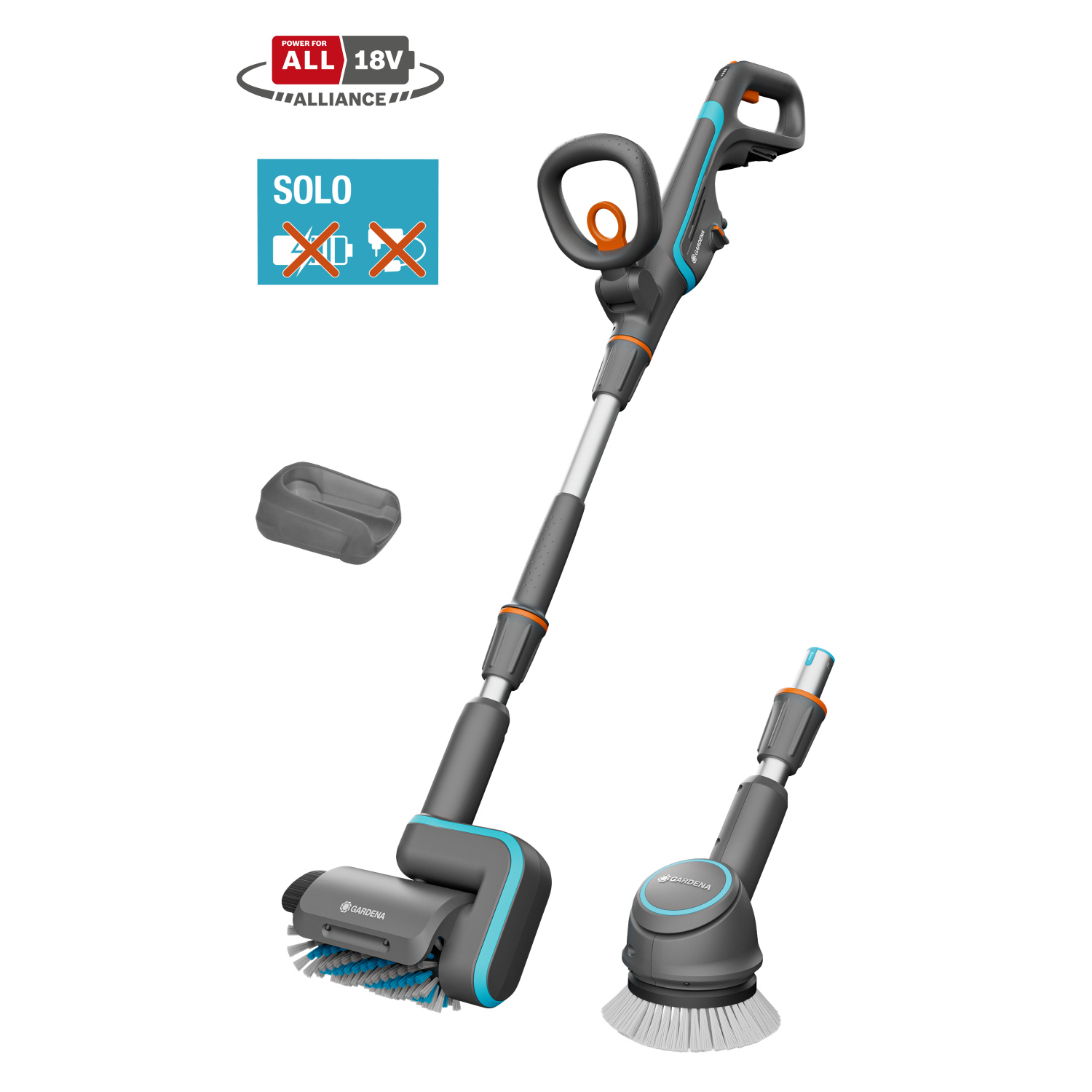Gardena Akku-Multi-Reiniger AquaBrush Universal 04/18V P4A solo, 14842