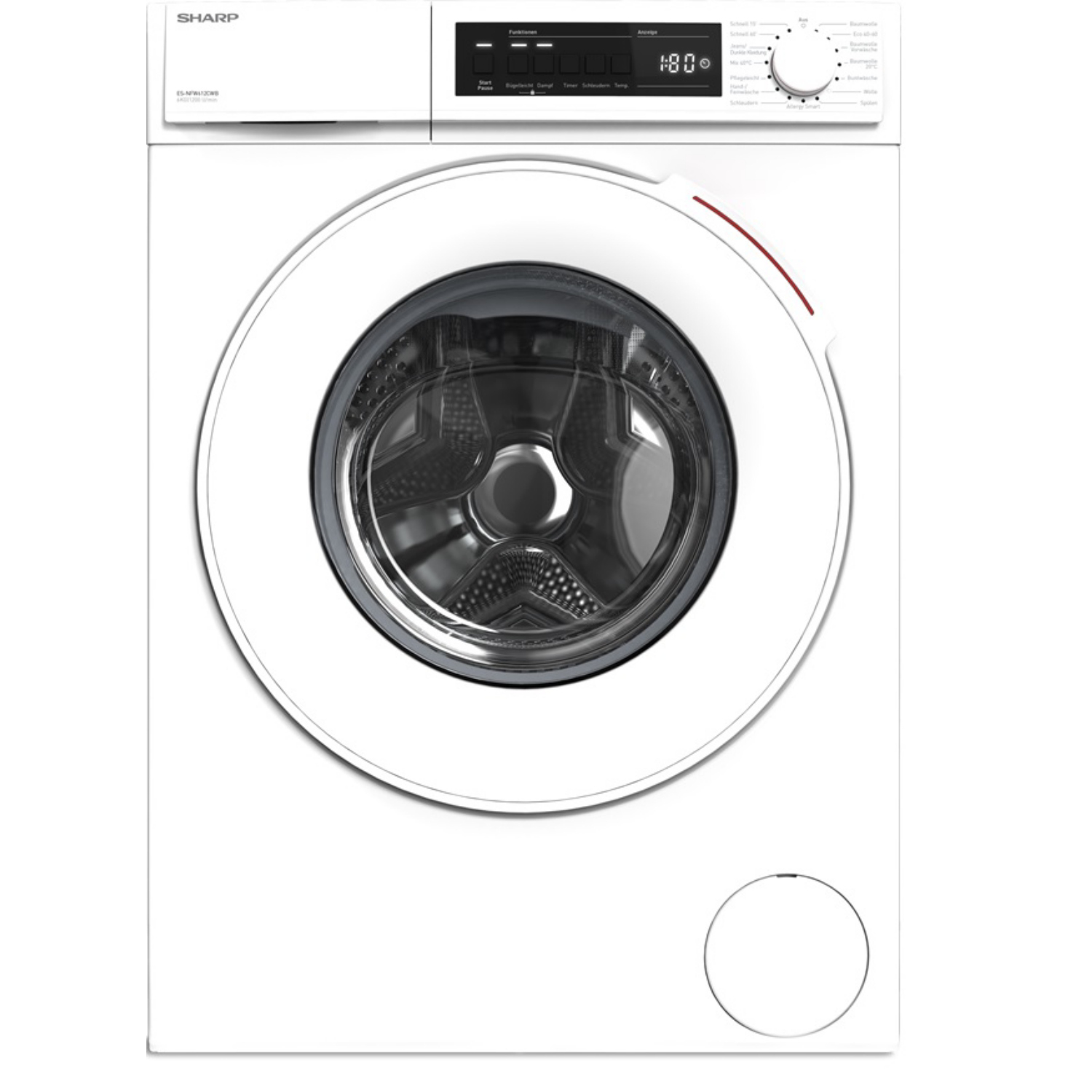 Sharp ES-NFW612CWB-DE Waschmaschine Slim | electronic4you