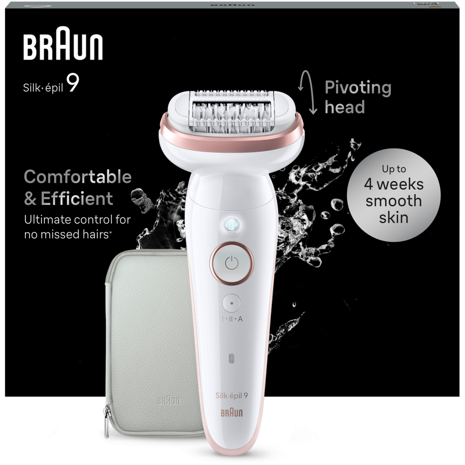 Braun Silk-épil 9-000 Epilierer Haarentfernungsgerät für Frauen