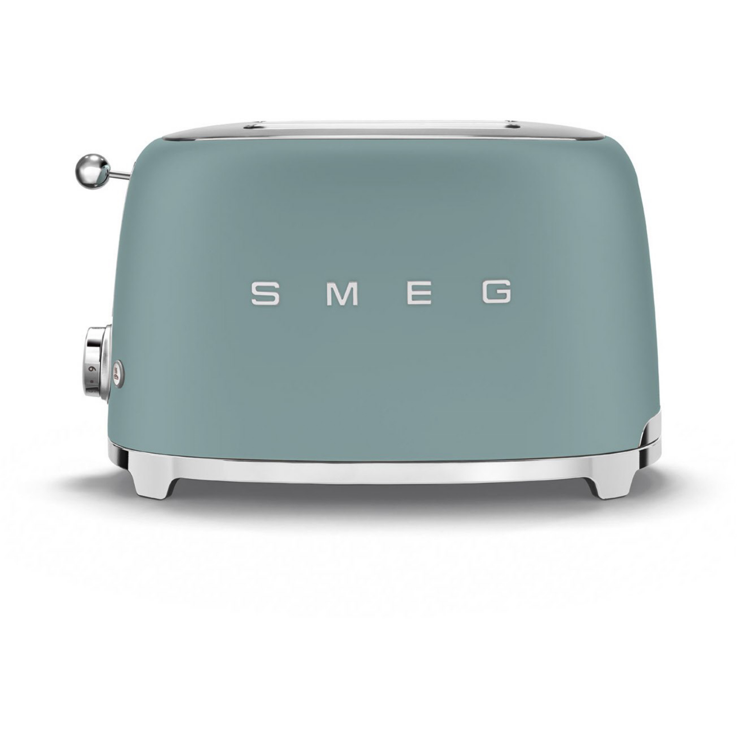 SMEG TSF01EGMEU 2-Schlitz-Toaster 50's Retro Style, Emerald Green Matt