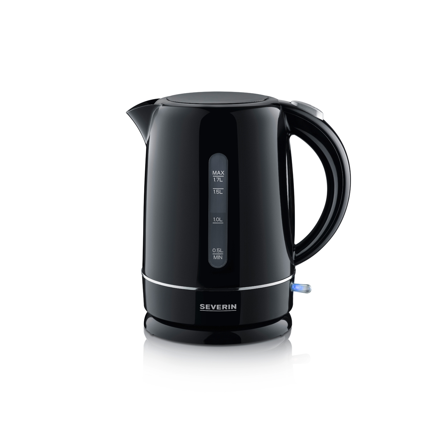 Severin WK4322 Wasserkocher 1,7 Liter, 2200 W, schwarz