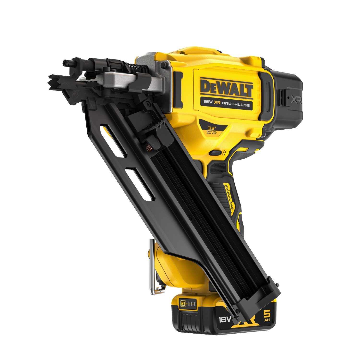 DeWalt DCN930P2-QW 18V Akku-Nagler 90 mm Einzeln- und Serienauslösung