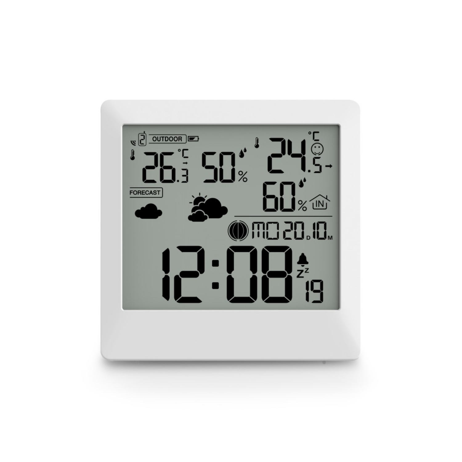Hama Wetterstation Palawan mit Aussensensor, Funk, Wecker