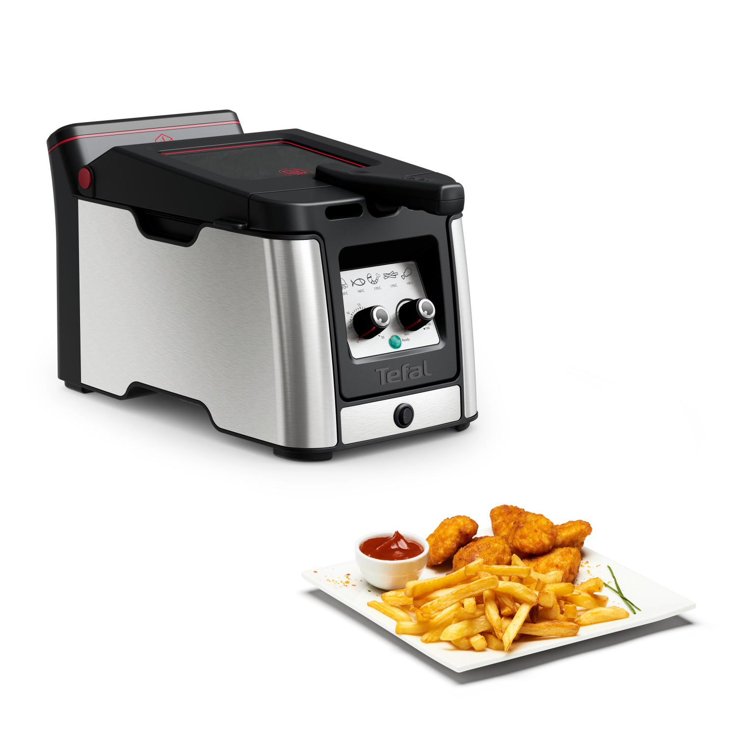 Tefal FR600D Clear Duo Fritteuse Family Pro Digital, 3,5Liter