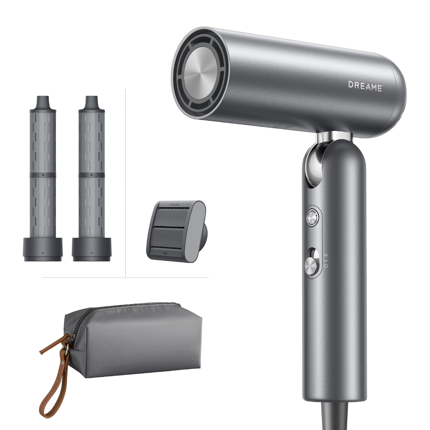 Dreame Pocket neo grau Haartrockner