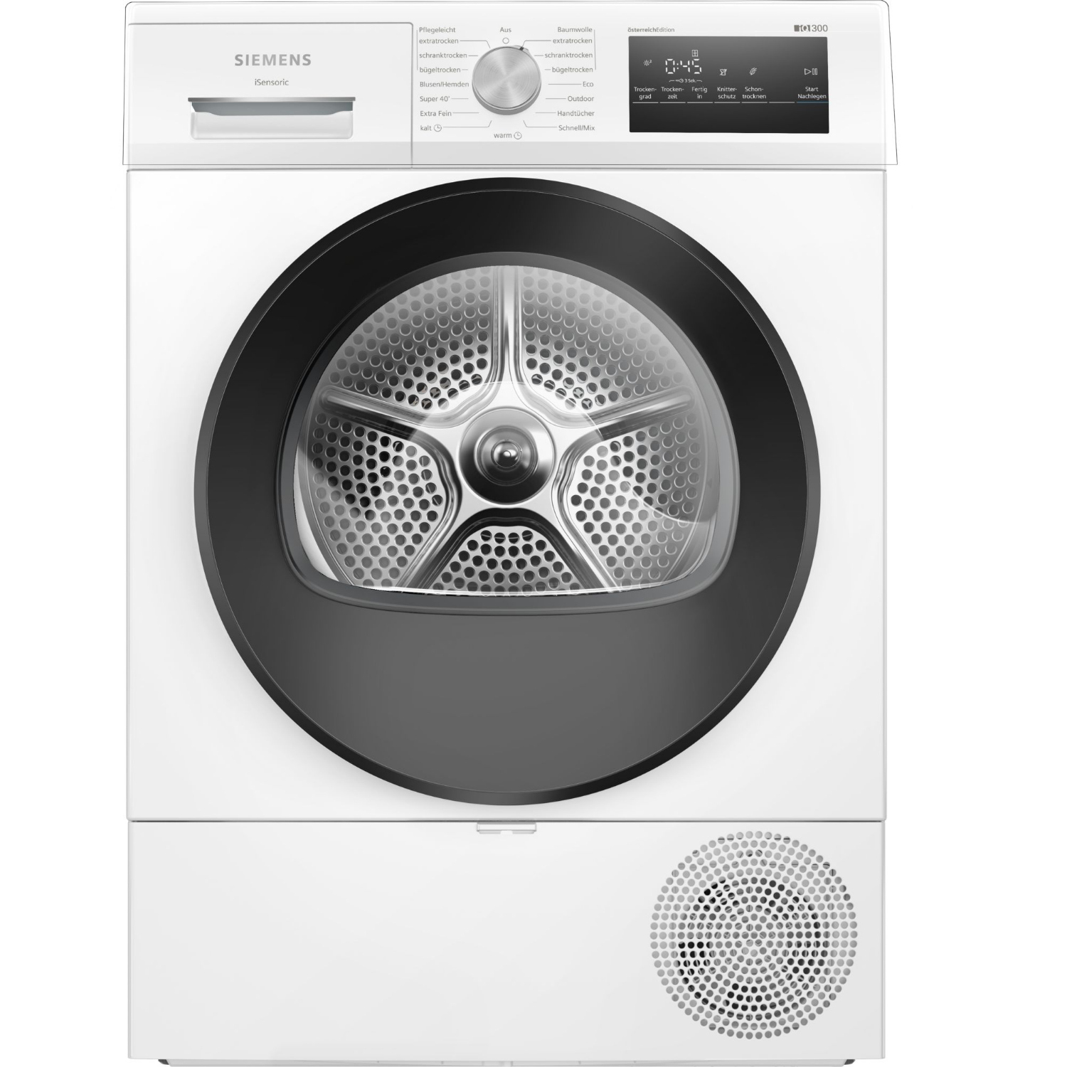 Siemens Extraklasse WT45HVU7AT iQ300 Wärmepumpentrockner, 8 kg