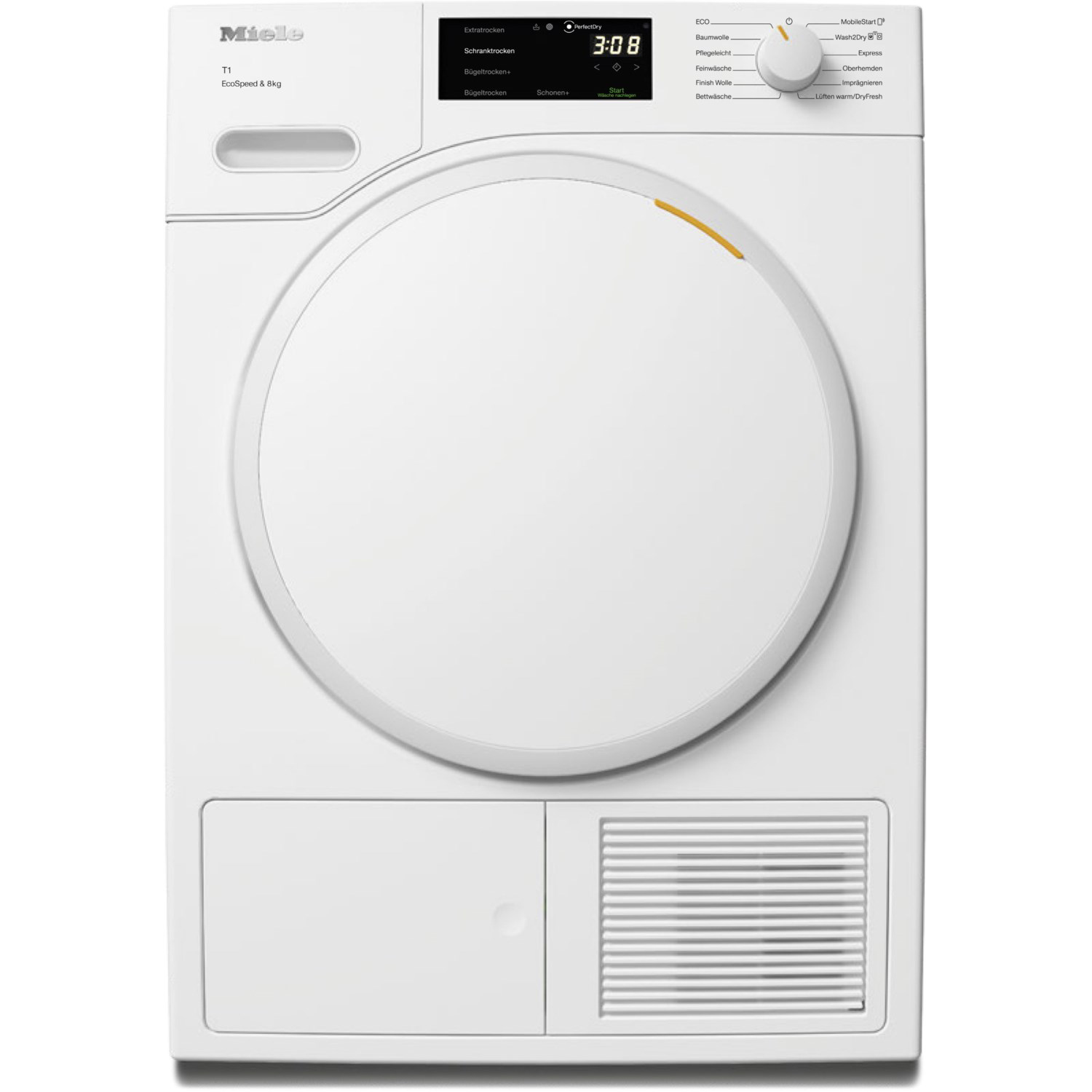 Miele TWB640WP EcoSpeed&8kg Wärmepumpentrockner 8 kg