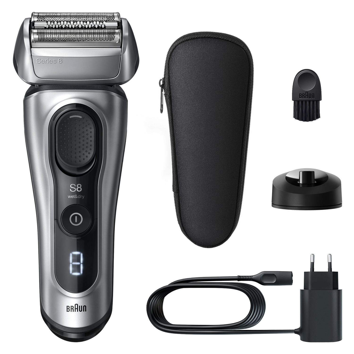 Braun Series 8 8617s Rasierer Nass- & Trockenrasierer,
