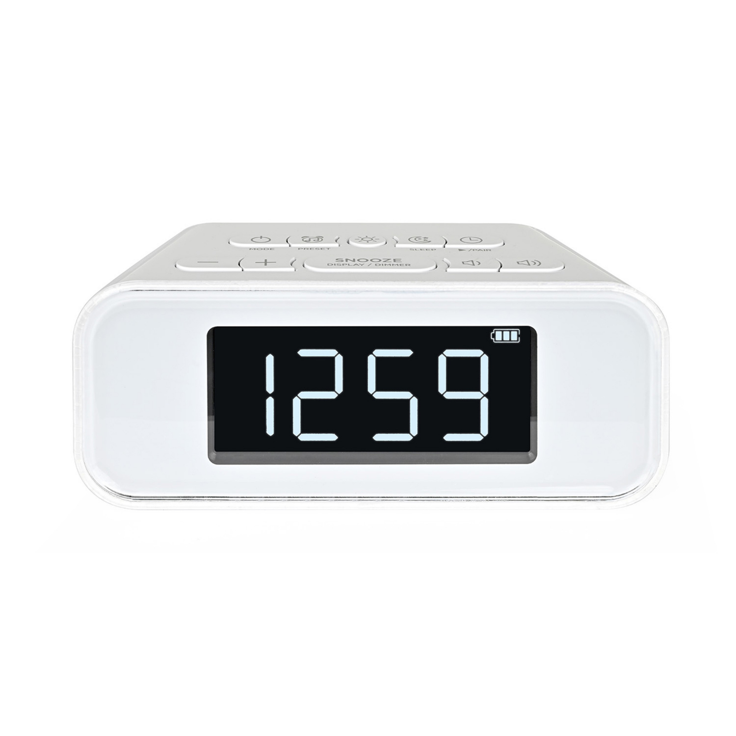 SILVA Schneider URW 240 Retro wekkerradio met wekfunctie, dubbele klokwekker, display dimbaar, slaaptimer, wekken met bel of radio