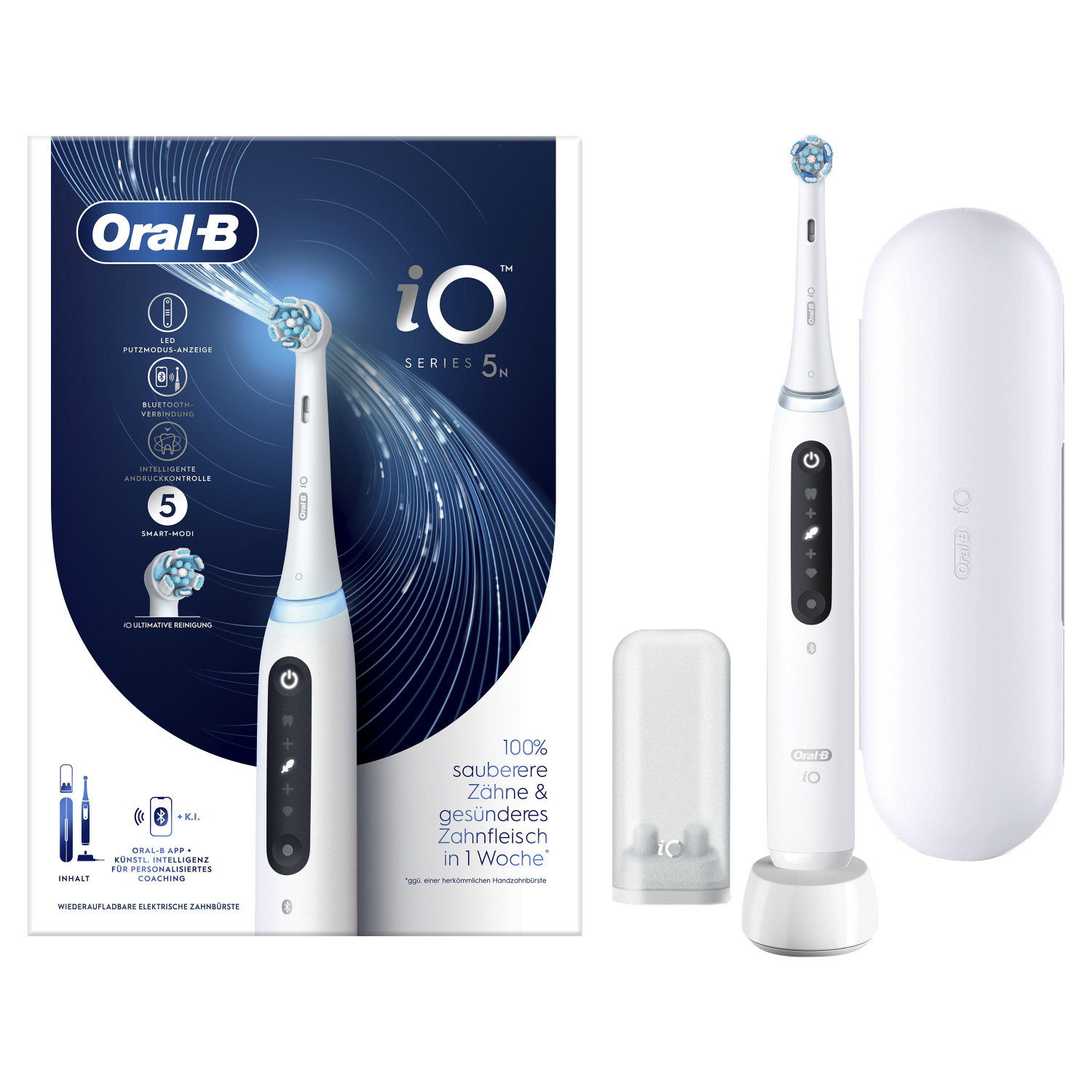 Oral-B iO Series 5 Quite White | electronic4you