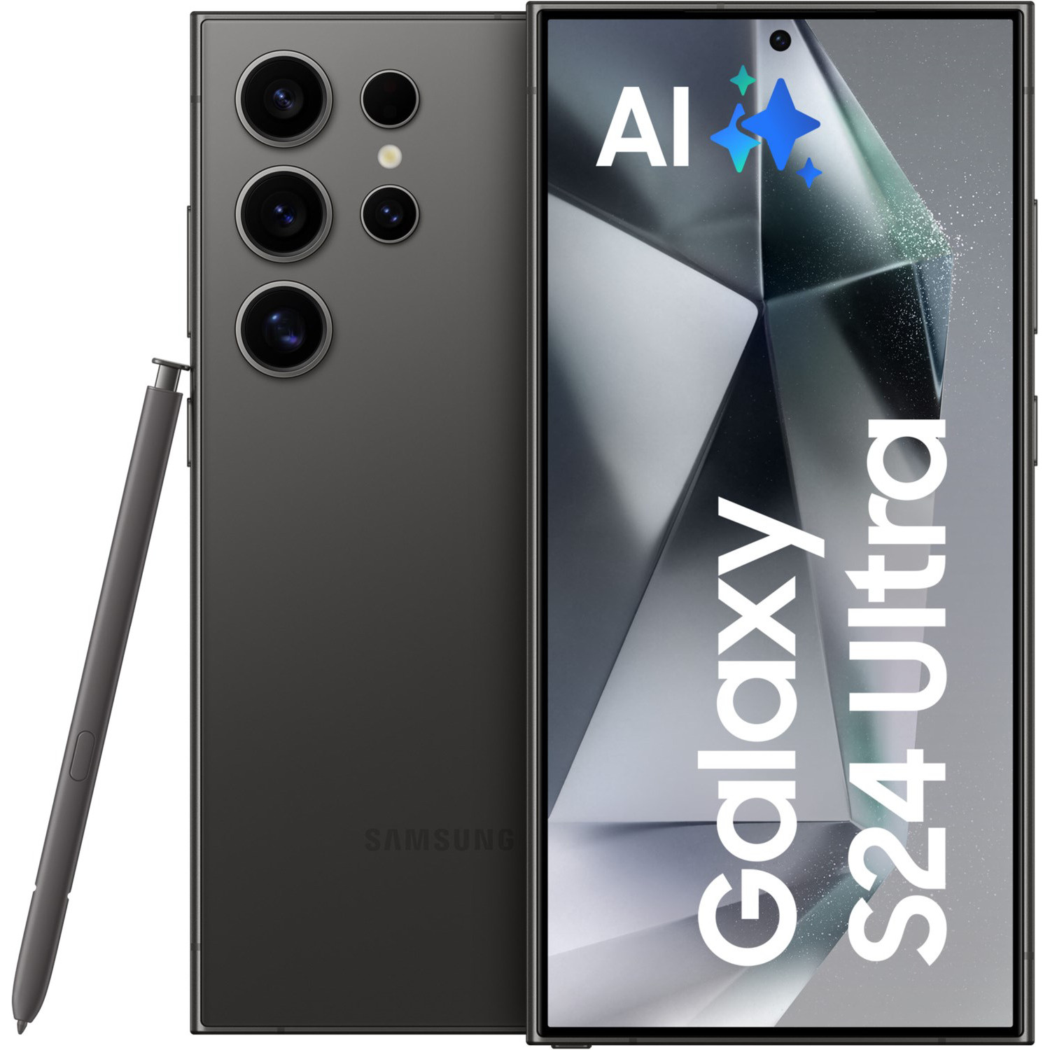 Samsung Galaxy S24 Ultra Full Cover Hülle schwarz