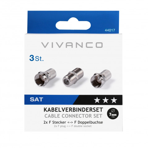 VIVANCO Kabelverbinder-Set