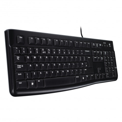 Logitech Keyboard K120 USB schwarz