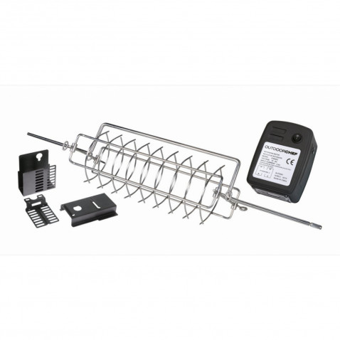 Outdoorchef Drehkorb-Set Edelstahl