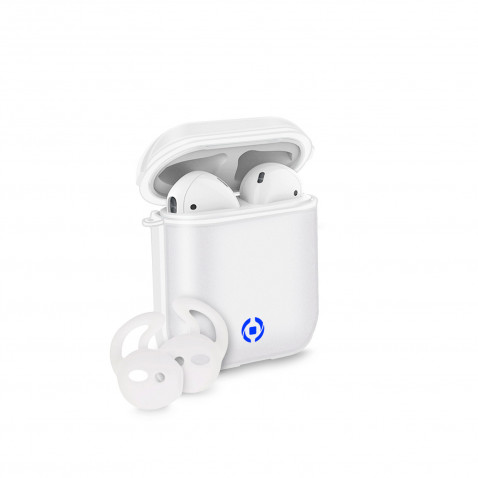 Celly Case für Airpods Glacier Weiss