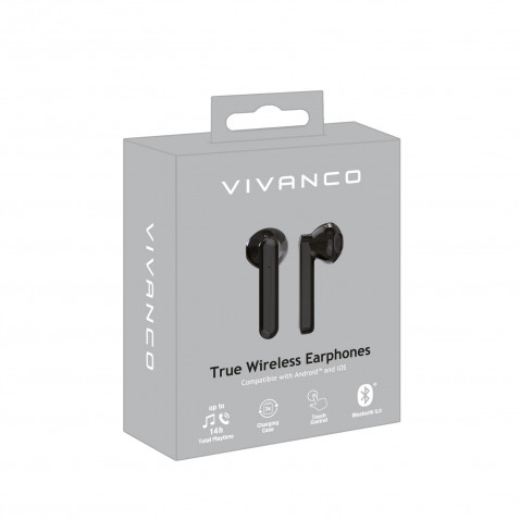 VIVANCO Smart Stereo Headset, black