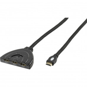 VIVANCO Autom. HDMI 3>1 Umschalter 0,80m